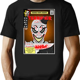Terrifier Cover T-Shirt for Men & Women, T-Shirts Graphic Tee - Black