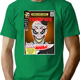 Terrifier Cover T-Shirt for Men & Women, T-Shirts Graphic Tee - Green