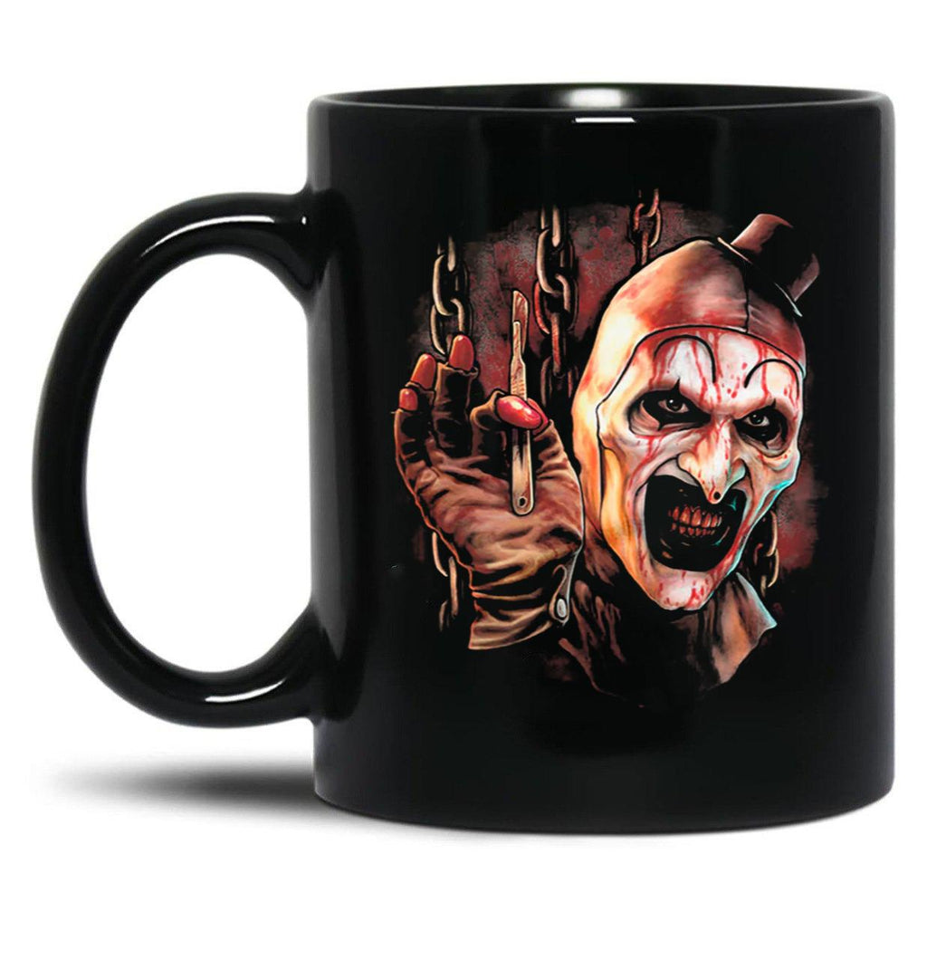Terrifier Final Cut Black Coffee Mug, Gift Coffee Mug