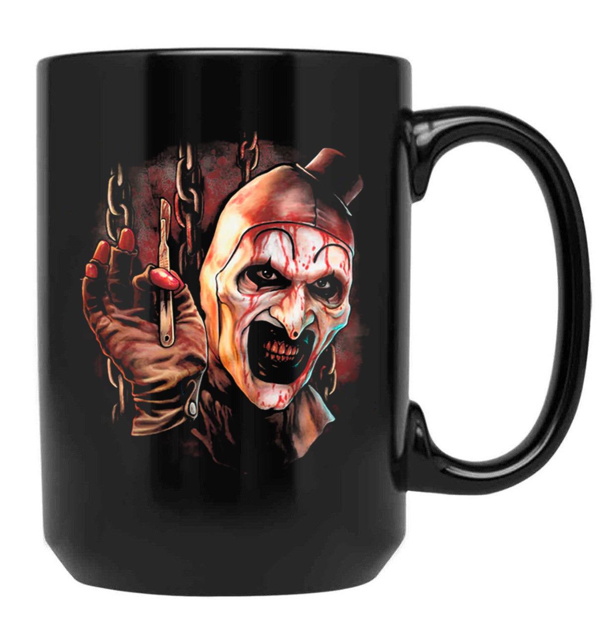 Terrifier Final Cut Black Coffee Mug, Gift Coffee Mug