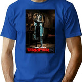 Terrifier Girl Poster T-Shirt for Men & Women, T-Shirts Graphic Tee - Blue