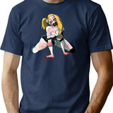 Terrifier Girl T-Shirt for Men & Women, T-Shirts Graphic Tee - Navy