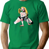 Terrifier Girl T-Shirt for Men & Women, T-Shirts Graphic Tee - Green