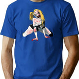 Terrifier Girl T-Shirt for Men & Women, T-Shirts Graphic Tee - Blue