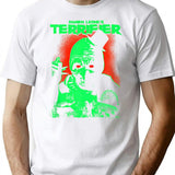 Terrifier Glowing Eyes Art T-Shirt for Men & Women, T-Shirts Graphic Tee - White