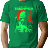 Terrifier Glowing Eyes Art T-Shirt for Men & Women, T-Shirts Graphic Tee - Green