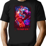 Terrifier Haunting Your Darkest Dreams T-Shirt for Men & Women, T-Shirts Graphic Tee - Black