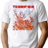 Terrifier Horror Cult T-Shirt for Men & Women, T-Shirts Graphic Tee - White
