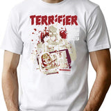 Terrifier Horror Movie T-Shirt for Men & Women, T-Shirts Graphic Tee - White