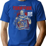 Terrifier Horror Movie T-Shirt for Men & Women, T-Shirts Graphic Tee - Blue