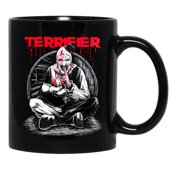 Terrifier Hush Little Baby Black Coffee Mug, Gift Coffee Mug - Black