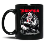Terrifier Hush Little Baby Black Coffee Mug, Gift Coffee Mug