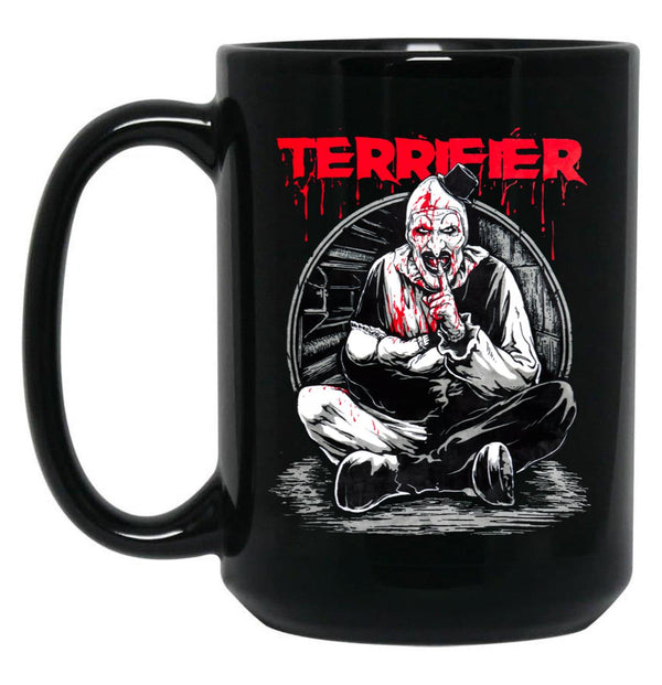 Terrifier Hush Little Baby Black Coffee Mug, Gift Coffee Mug - Black