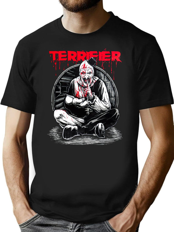 Terrifier Hush Little Baby Premium Heavyweight Cotton T-Shirt - Black