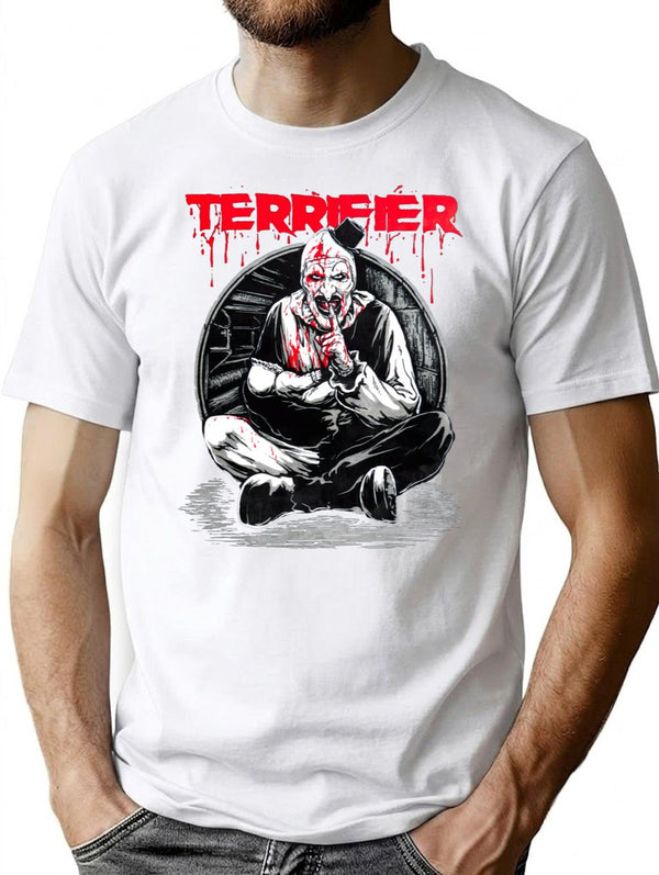 Terrifier Hush Little Baby Premium Heavyweight Cotton T-Shirt - White