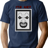 Terrifier - It'S Art T-Shirt for Men & Women, T-Shirts Graphic Tee - Navy