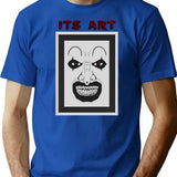 Terrifier - It'S Art T-Shirt for Men & Women, T-Shirts Graphic Tee - Blue