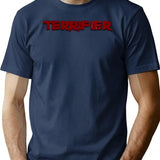 Terrifier Logo T-Shirt for Men & Women, T-Shirts Graphic Tee - Navy