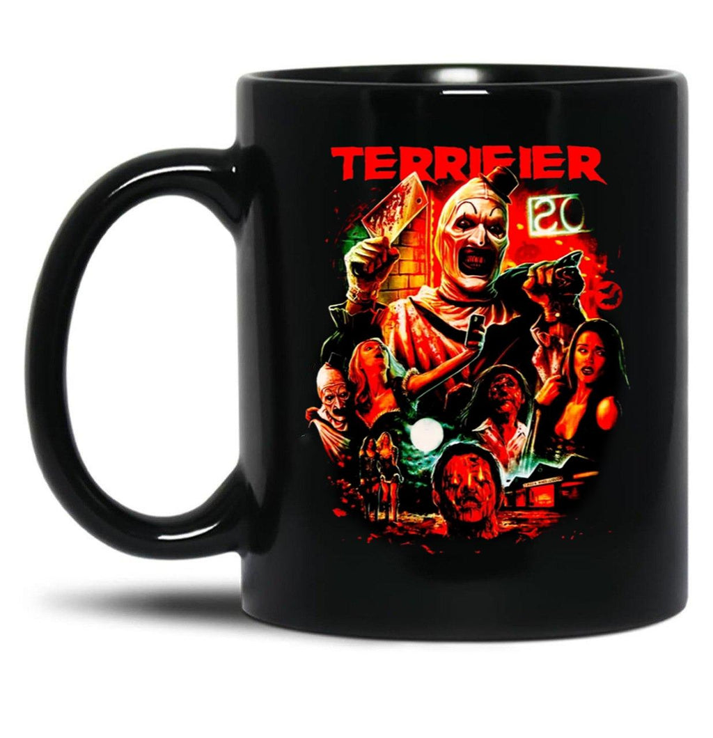 Terrifier Man of The Hour Black Coffee Mug, Gift Coffee Mug