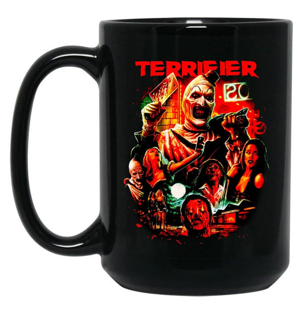 Terrifier Man of The Hour Black Coffee Mug, Gift Coffee Mug - Black