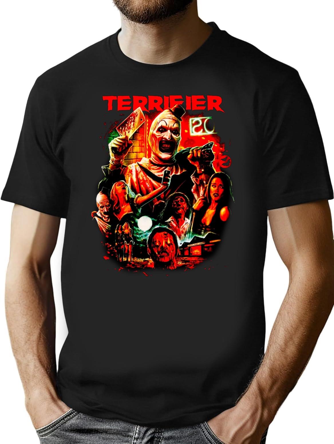 Terrifier Man of The Hour Premium Heavyweight Cotton T-Shirt - Black