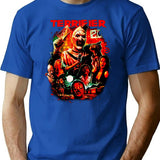 Terrifier Man of The Hour Premium Heavyweight Cotton T-Shirt - Blue