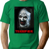 Terrifier Medium Horror T-Shirt for Men & Women, T-Shirts Graphic Tee - Green