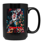 Terrifier Merry Christmas - Art The Clown Black Coffee Mug, Gift Coffee Mug