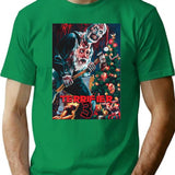 Terrifier Merry Christmas - Art The Clown T-Shirt for Men & Women, T-Shirts Graphic Tee - Green