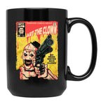Terrifier Mister Nice Clown Black Coffee Mug, Gift Coffee Mug