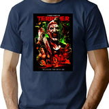Terrifier Movie Art The Clown Horror Slasher Halloween T-Shirt for Men & Women, T-Shirts Graphic Tee - Navy
