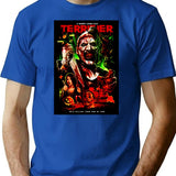 Terrifier Movie Art The Clown Horror Slasher Halloween T-Shirt for Men & Women, T-Shirts Graphic Tee - Blue