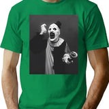 Terrifier Movie Art The Clown T-Shirt for Men & Women, T-Shirts Graphic Tee - Green
