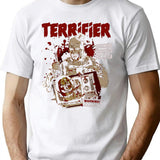 Terrifier Movie Halloween T-Shirt for Men & Women, T-Shirts Graphic Tee - White