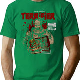 Terrifier Movie Halloween T-Shirt for Men & Women, T-Shirts Graphic Tee - Green