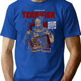 Terrifier Movie Halloween T-Shirt for Men & Women, T-Shirts Graphic Tee - Blue