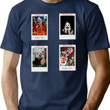 Terrifier Movie Hd Sticker Set T Shirt T-Shirt for Men & Women, T-Shirts Graphic Tee - Navy