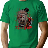 Terrifier Movie The Terrifier Clown T-Shirt for Men & Women, T-Shirts Graphic Tee - Green