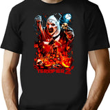 Terrifier Movie (2) T-Shirt for Men & Women, T-Shirts Graphic Tee - Black