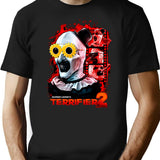 Terrifier Movie (3) T-Shirt for Men & Women, T-Shirts Graphic Tee - Black