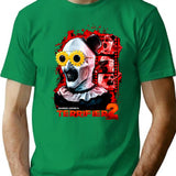 Terrifier Movie (3) T-Shirt for Men & Women, T-Shirts Graphic Tee - Green