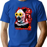 Terrifier Movie (3) T-Shirt for Men & Women, T-Shirts Graphic Tee - Blue