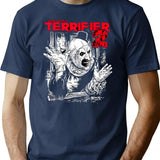 Terrifier Movie (4) T-Shirt for Men & Women, T-Shirts Graphic Tee - Navy