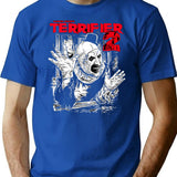 Terrifier Movie (4) T-Shirt for Men & Women, T-Shirts Graphic Tee - Blue