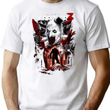 Terrifier Movie (5) T-Shirt for Men & Women, T-Shirts Graphic Tee - White
