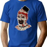 Terrifier Movie (7) T-Shirt for Men & Women, T-Shirts Graphic Tee - Blue