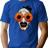 Terrifier Movie (8) T-Shirt for Men & Women, T-Shirts Graphic Tee - Blue