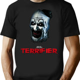 Terrifier Movie T-Shirt for Men & Women, T-Shirts Graphic Tee - Black