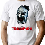 Terrifier Movie T-Shirt for Men & Women, T-Shirts Graphic Tee - White