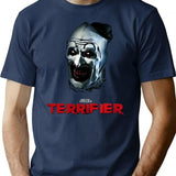 Terrifier Movie T-Shirt for Men & Women, T-Shirts Graphic Tee - Navy
